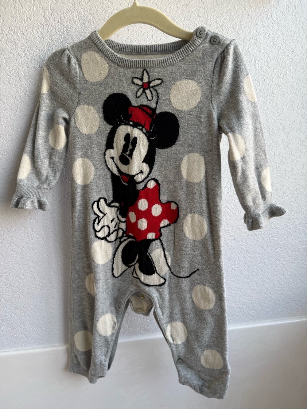 Disney Minnie Mouse Polka Dot Onesie
